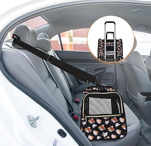 Miniatura 27 de Petmolico Transportador para gatos Bolsa para mascotas de lados suaves para gatos pequeños y medianos, cachorros, 16 libras, transportador de viaje