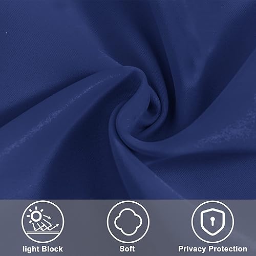 Miniatura 6 de XWZO Cortinas de oscurecimiento de habitación para puertas francesas, cortinas térmicas y de privacidad para puerta de cristal, cortinas con