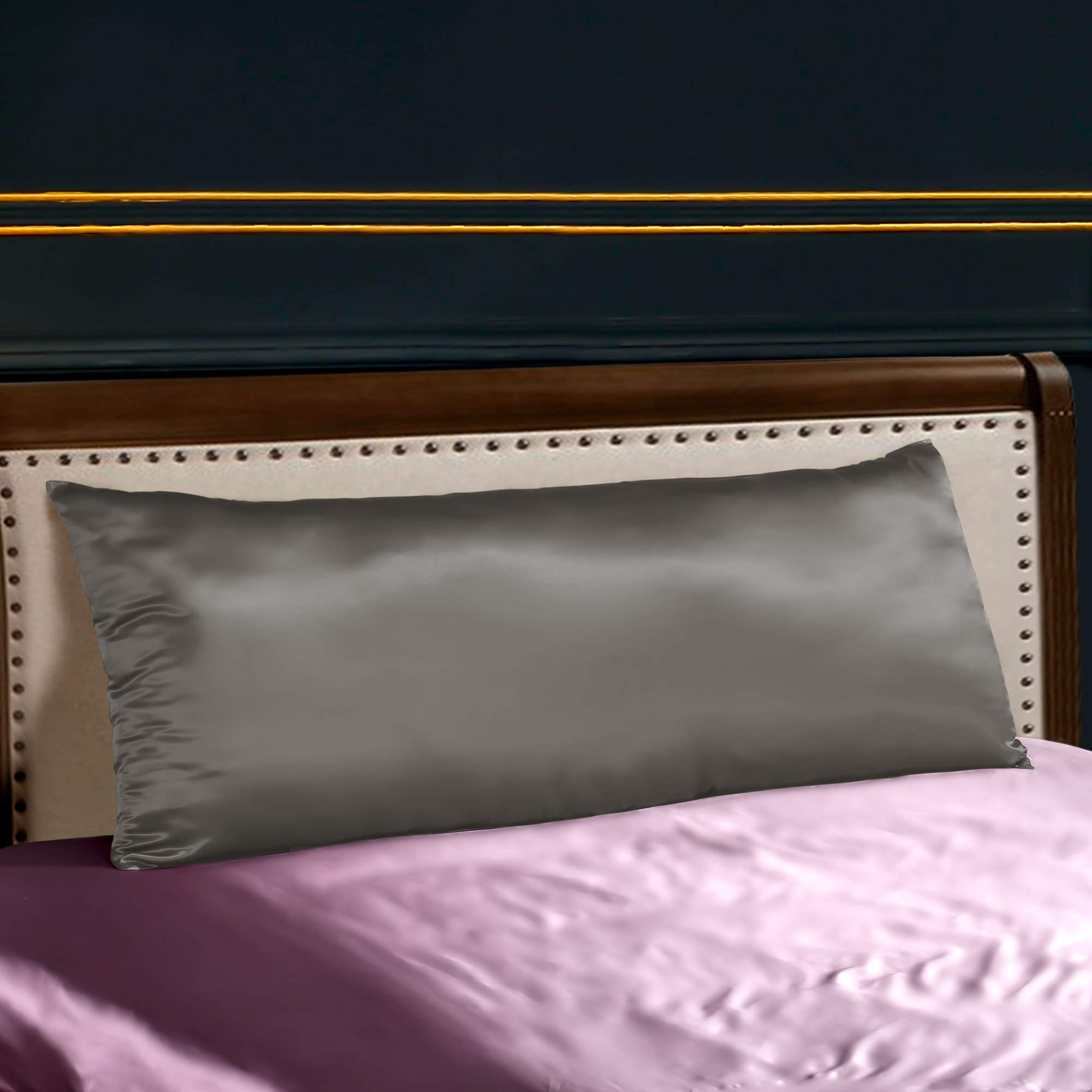 THXSILK 25 Momme Mulberry Silk Body Pillow Cover Pillowcase