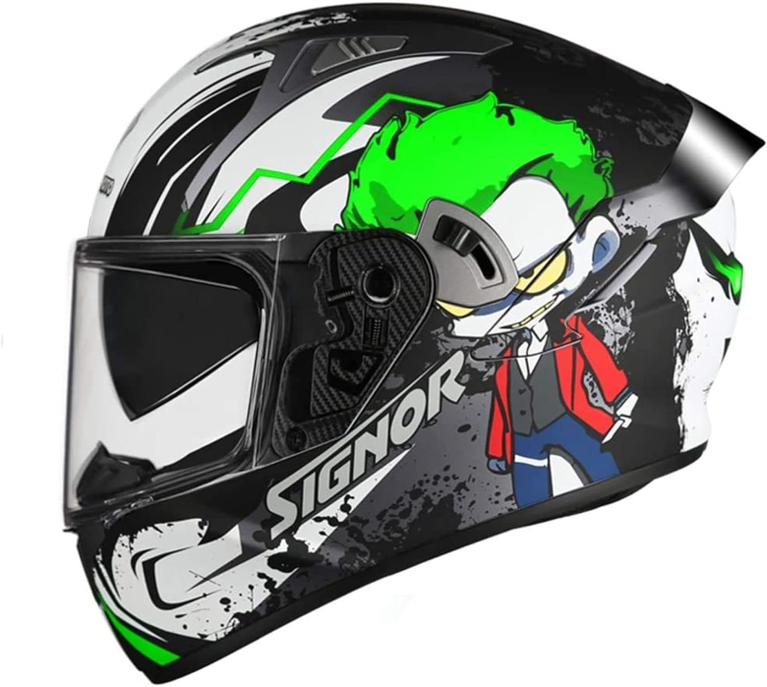 バイク ヘルメット フルフェイスヘルメット ダブルシールド くもり止め 絵 メンズ レディース Helmet 内装 Uvカット 日焼け止め オールシーズン おしゃれ 男女兼用 名作 通気吸汗 洗濯可 おおきいサイズ