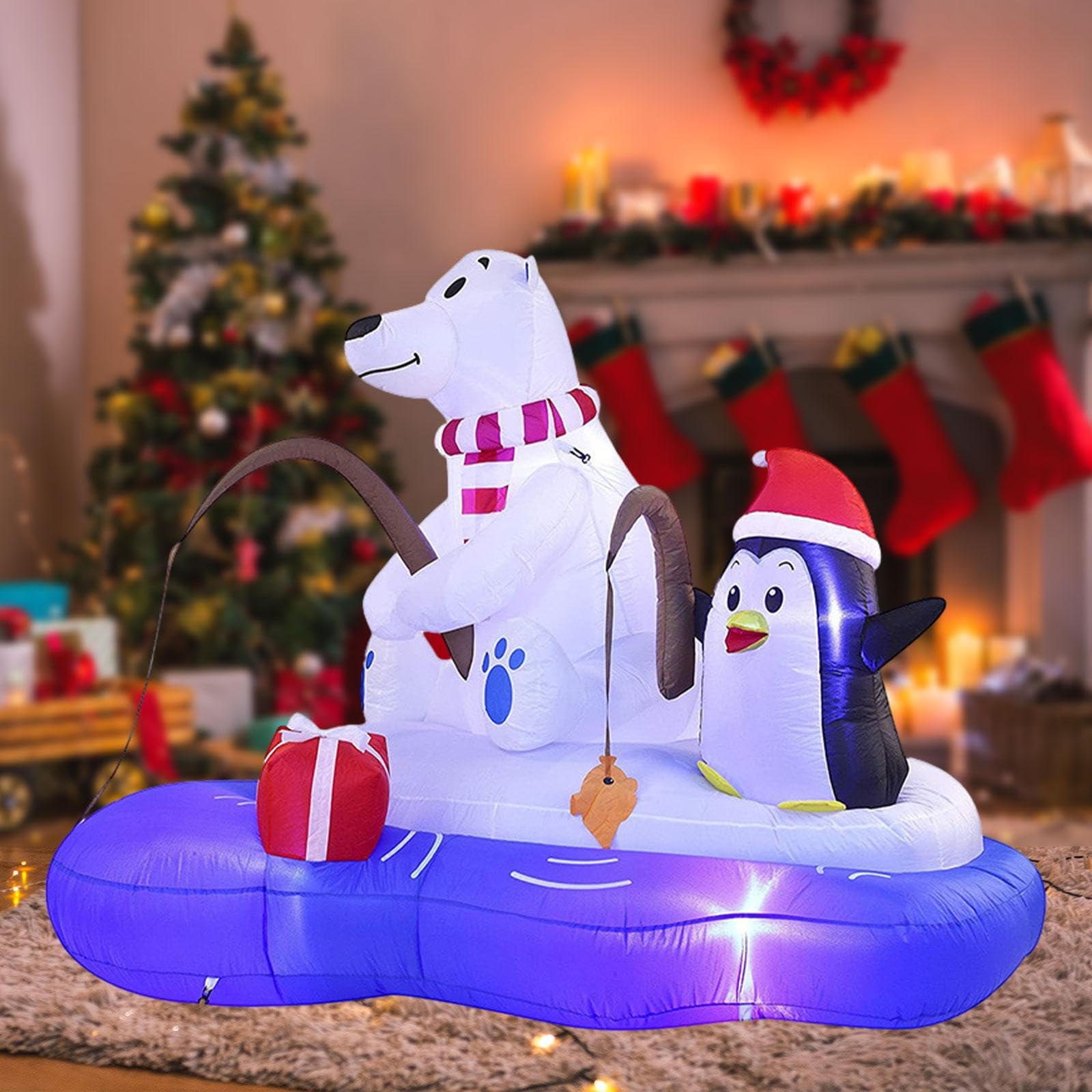 MERIGLARE Décoration de Noël éclairée par de 71 Pouces, pour L'extérieur,