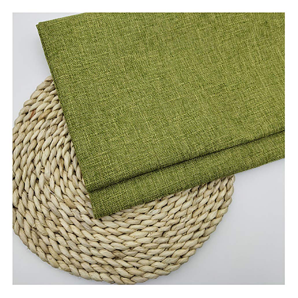 Tissu de lin naturel au mètre de couleur unie pour couture