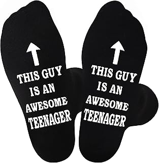 Teenage Boy Socks Gifts for Teenage Boys 13-15 Years Stocking Fillers for Teenage Boys Gifts for Teenage Boys 13-15 Years Presents for Teenage Boys Teen Boy Gifts Cotton
