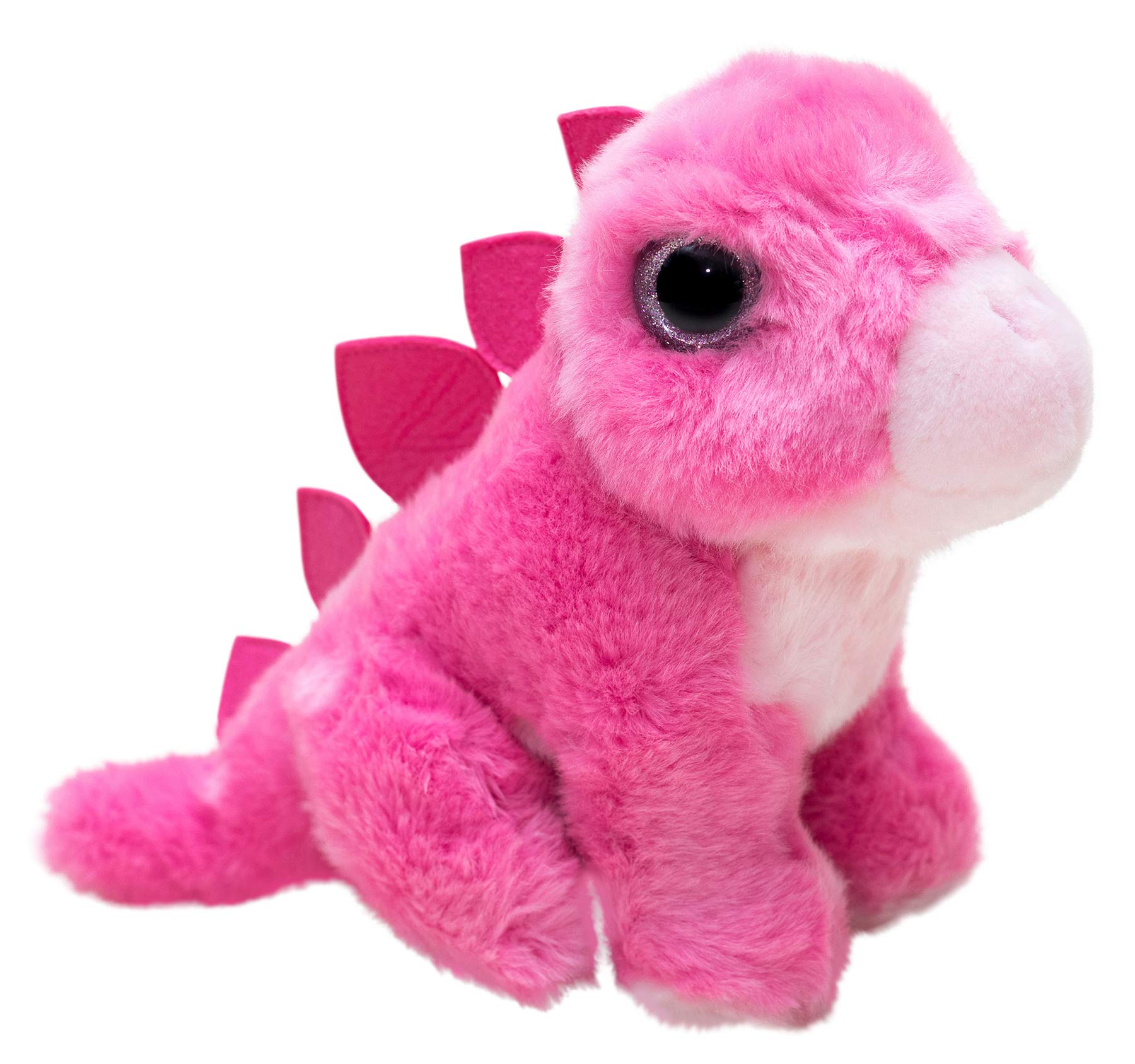 Pink Stegosaurus Stuffed Dinosaur Plush - 11” Adorable Dinosaur Stuffed Animal with Special Ultra Soft Plush Design - Stegosaurus Dinosaur Toys with Signature Spikes - Edgewood Toys Plush Collection