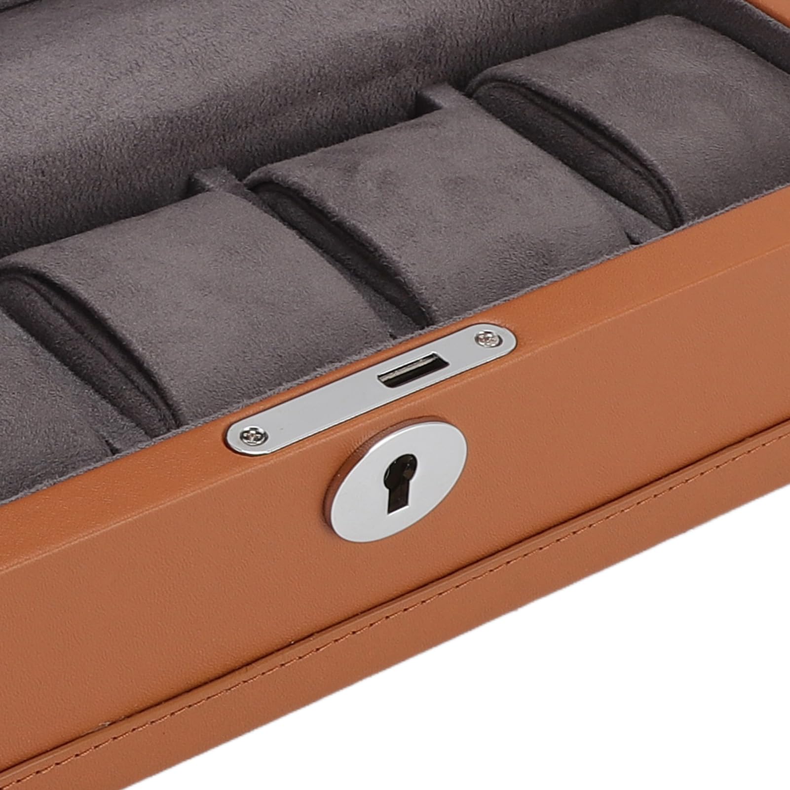 Jeanoko Scatola Porta Orologi, Resistente Alla Polvere, 5 Slot, Organizer