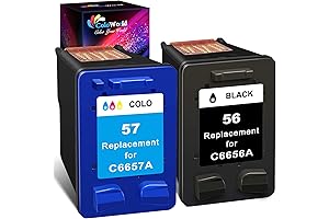 Remanufactured Ink Cartridge Combo Pack for HP 56 57 56XL 57XL