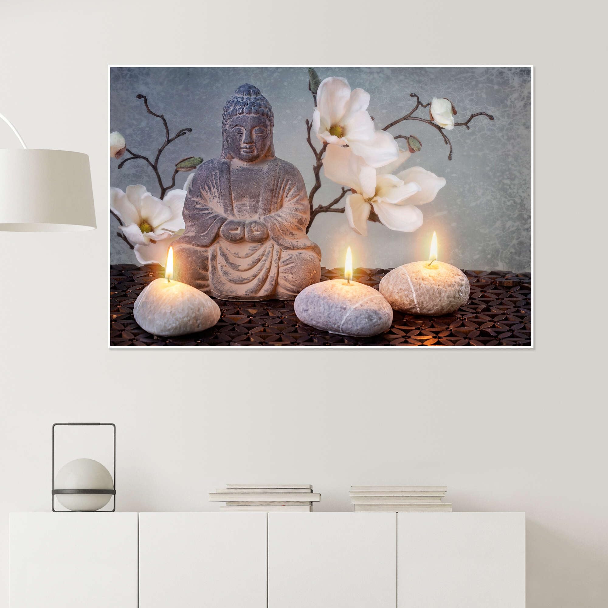 Buddha in meditation III Plakat