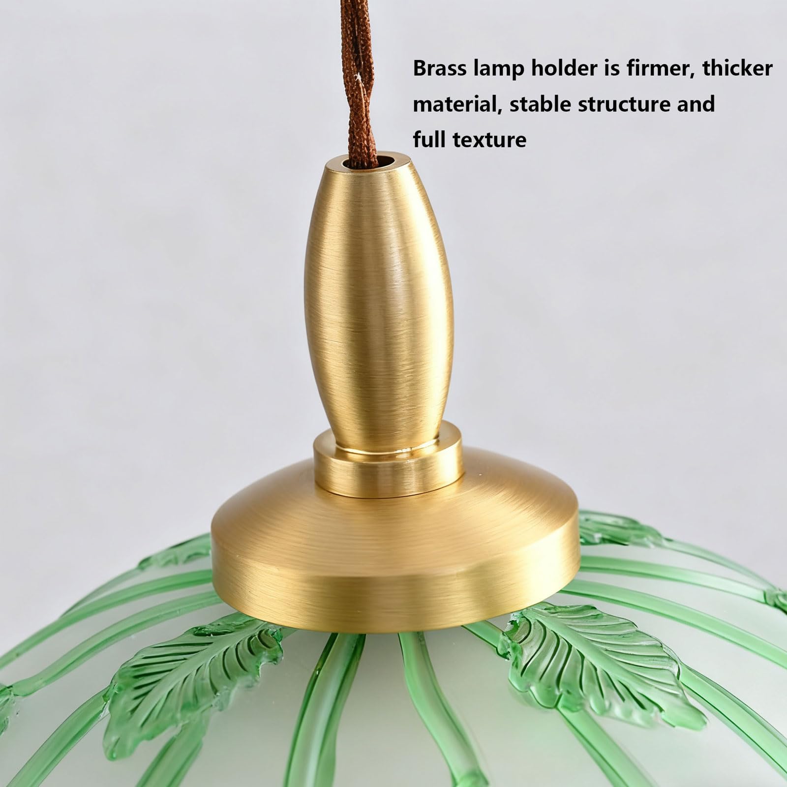 Lampada a sospensione moderna in vetro per comodino con paralume a forma floreale, lampada da sala da pranzo, lampadario sospeso per bar e studio, apparecchio di illuminazione per bancone bar.