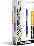 Zebra Pen SARASA Dry X20 Retractable Gel Pens, 0.7mm Medium Point, Black Ink with Rapid Fast Dry Ink Technology, Ideal for the Left Handed, Elimates Smudging and Smearing in Seconds, 4-Pack (46814)