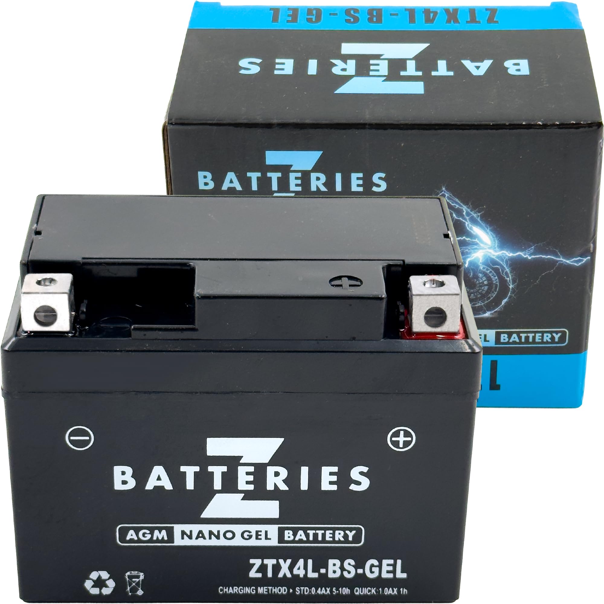 Amazon | Z BATTERIES バイクバッテリー Nano ジェル GEL AGM ZTX4L-BS