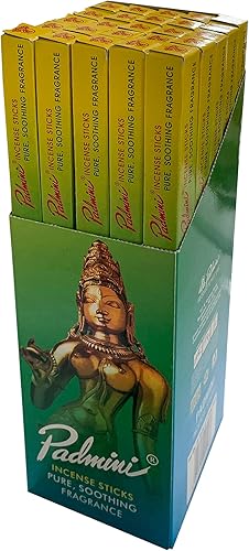 Padmini Incienso exclusivo (25 paquetes de 7 varillas cada uno, total de 175 varillas)