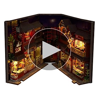 虹色の眺望 日本語版 ボックストッパー ２枚 Amazon.co.jp: ミニチュア ブック ヌック キット、大人用ブック