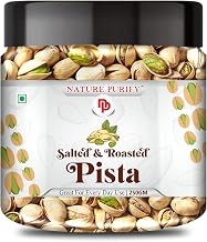 Nature Purify Whole Roasted Salted Pistachios | Salted Pista With Shell - 250gm