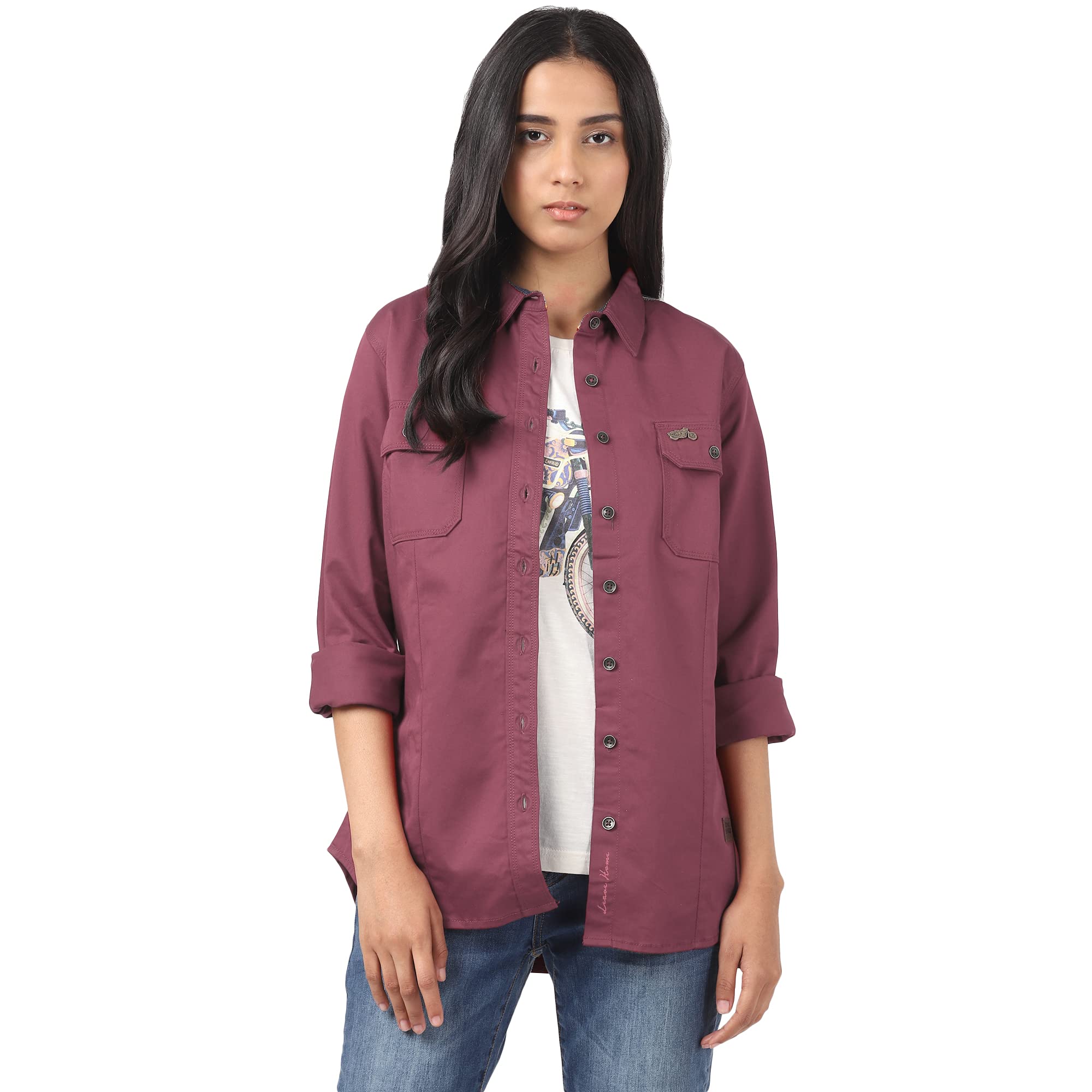 Sponsored Ad - Red Coloured Womens Shirt