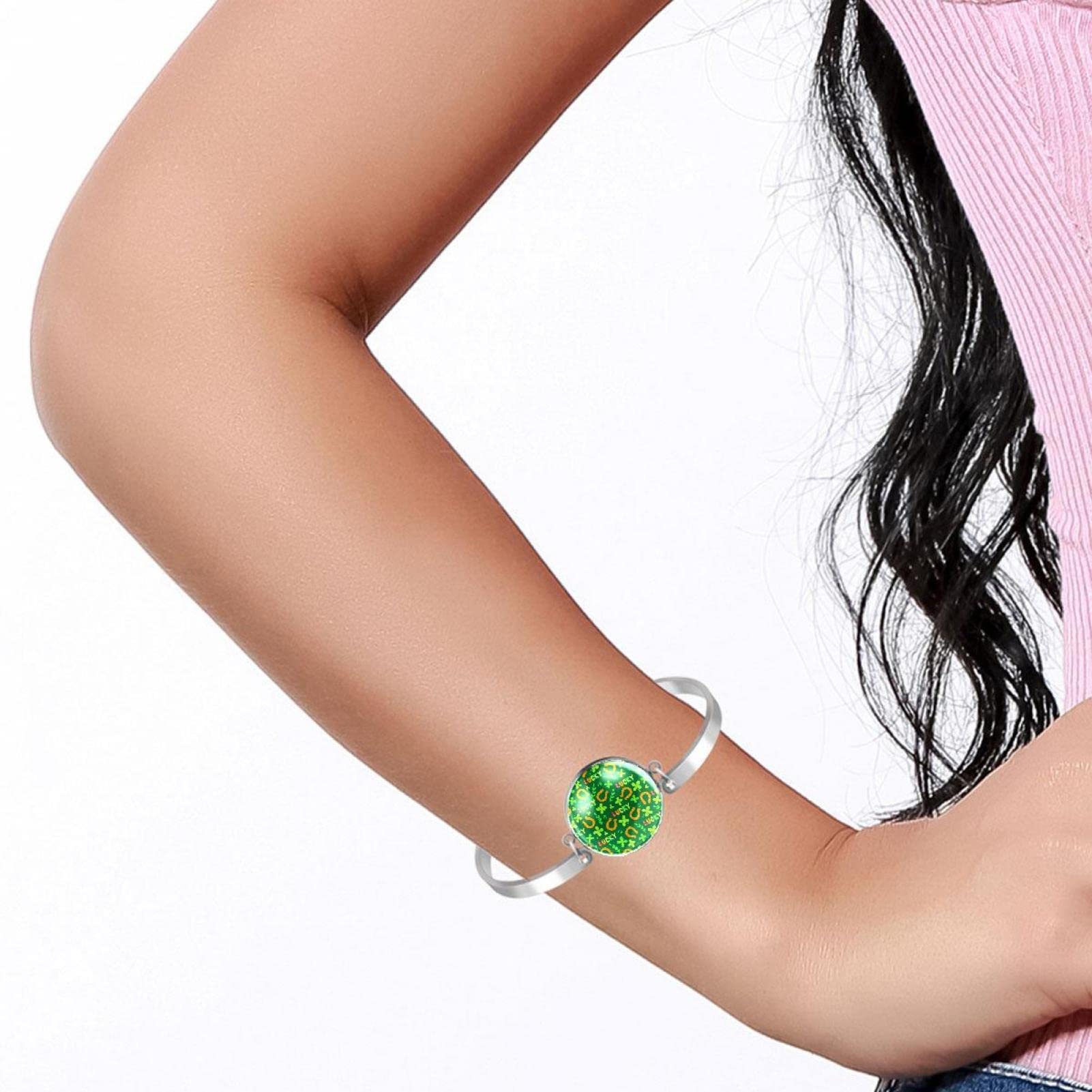 Schmuckarmband, Damen lieben Armbänder Geschenke für ihre Frauen Mama Geometrische Kunst Blau Purple
