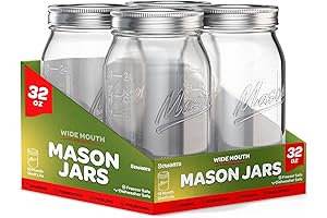 SEWANTA Wide Mouth Mason Jars, For Your DIY Dreamland