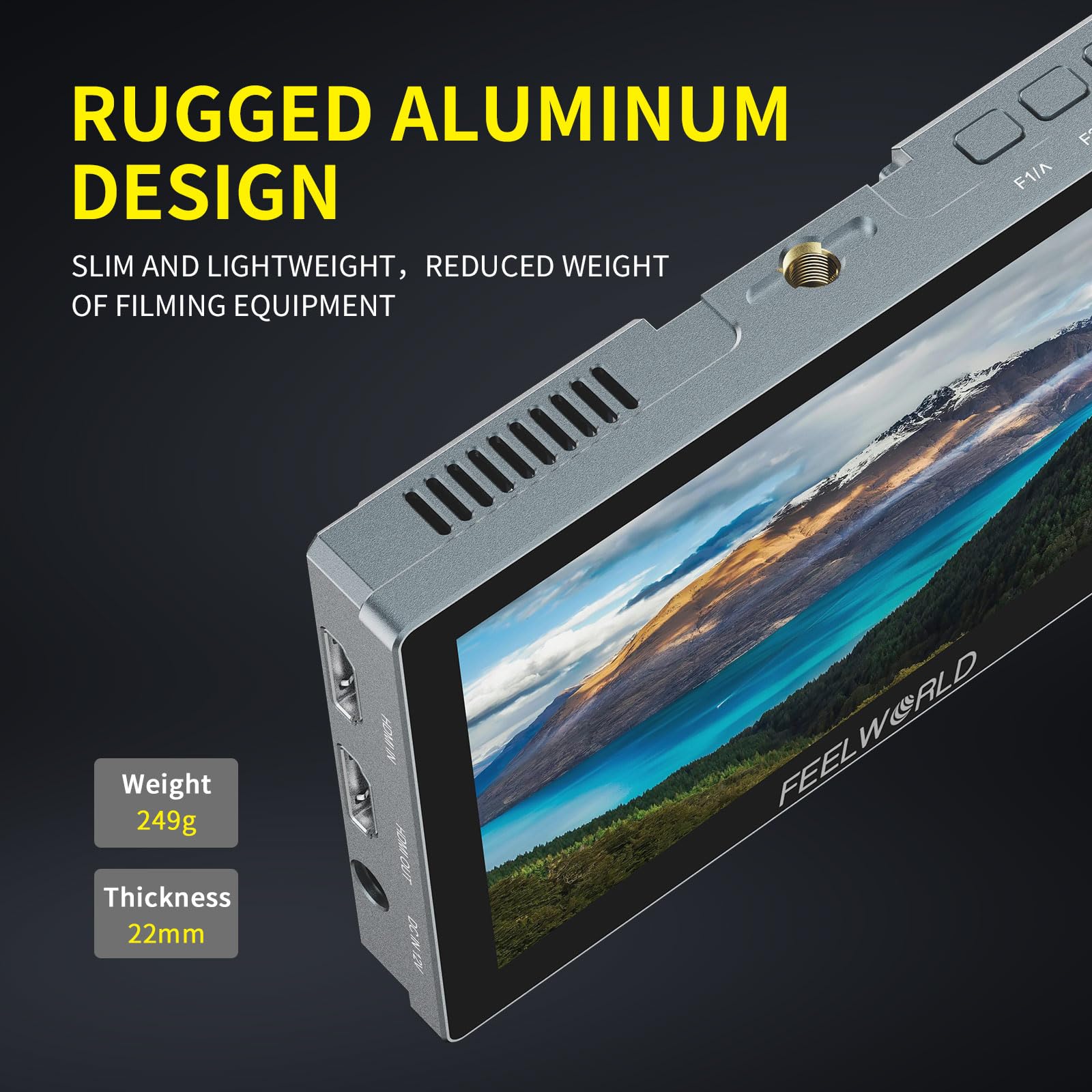 FEELWORLD P6X 5.5インチモニター Amazon.com : Feelworld P6X 5.5 Inch Aluminium Camera Monitor