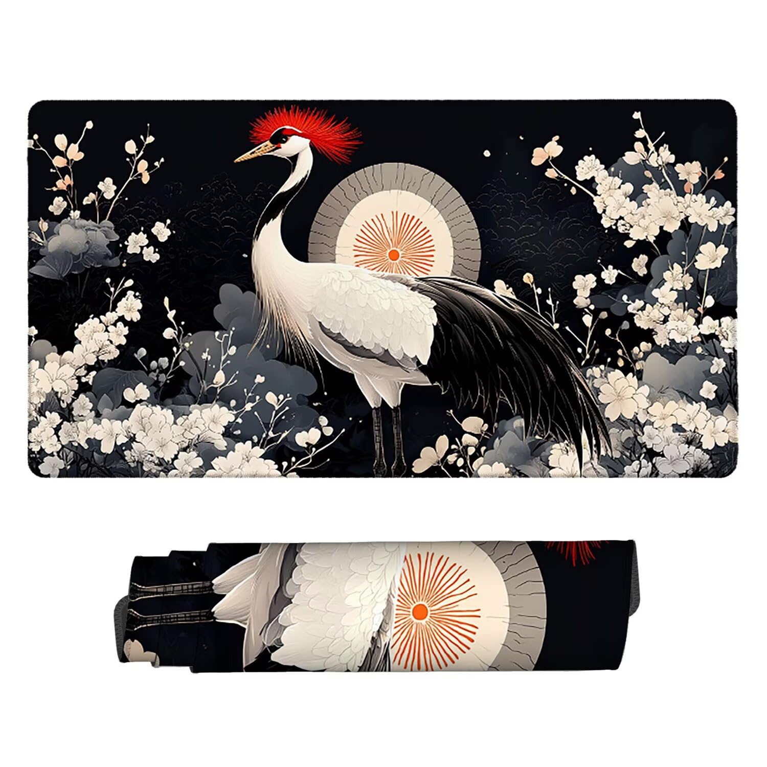 Podkładka pod mysz do gier, 1200 x 600 mm, XXL, duża podkładka pod mysz do gier, antypoślizgowa, wodoodporna, rozszerzona XXL długa klawiatura, akcesoria biurowe, do gier, komputera, komputera