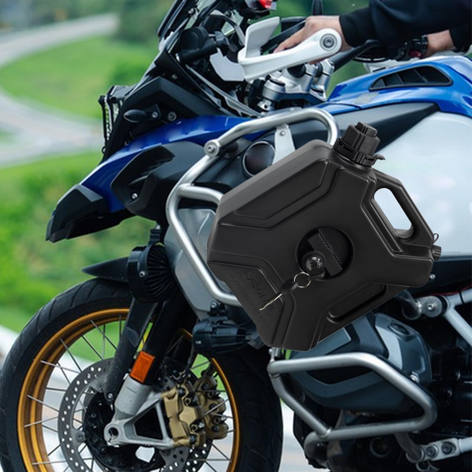 Huile pour voiture, 5 litres antistatique pour huile moteur, réservoir avec fermeture pour moto, bateau, tondeuse à gazon SUV Officine, voyage, camping, eau, jardin, travail agricole