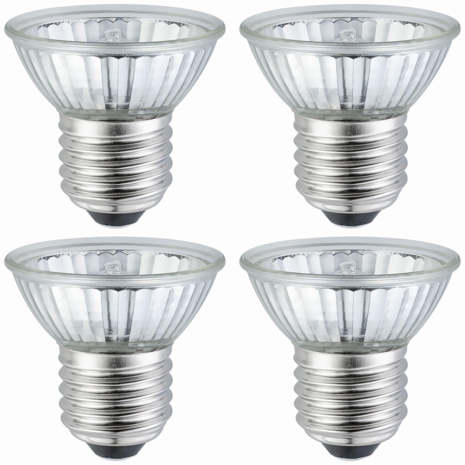 YEGRUEB UVB UVA Reptile Light Bulb 75W Bulb for Reptiles and Amphibians Tanks, Turtle Bearded Dragon Lizard Cages Frogs Heat Lamp Replacement Bulb, Pack of 4