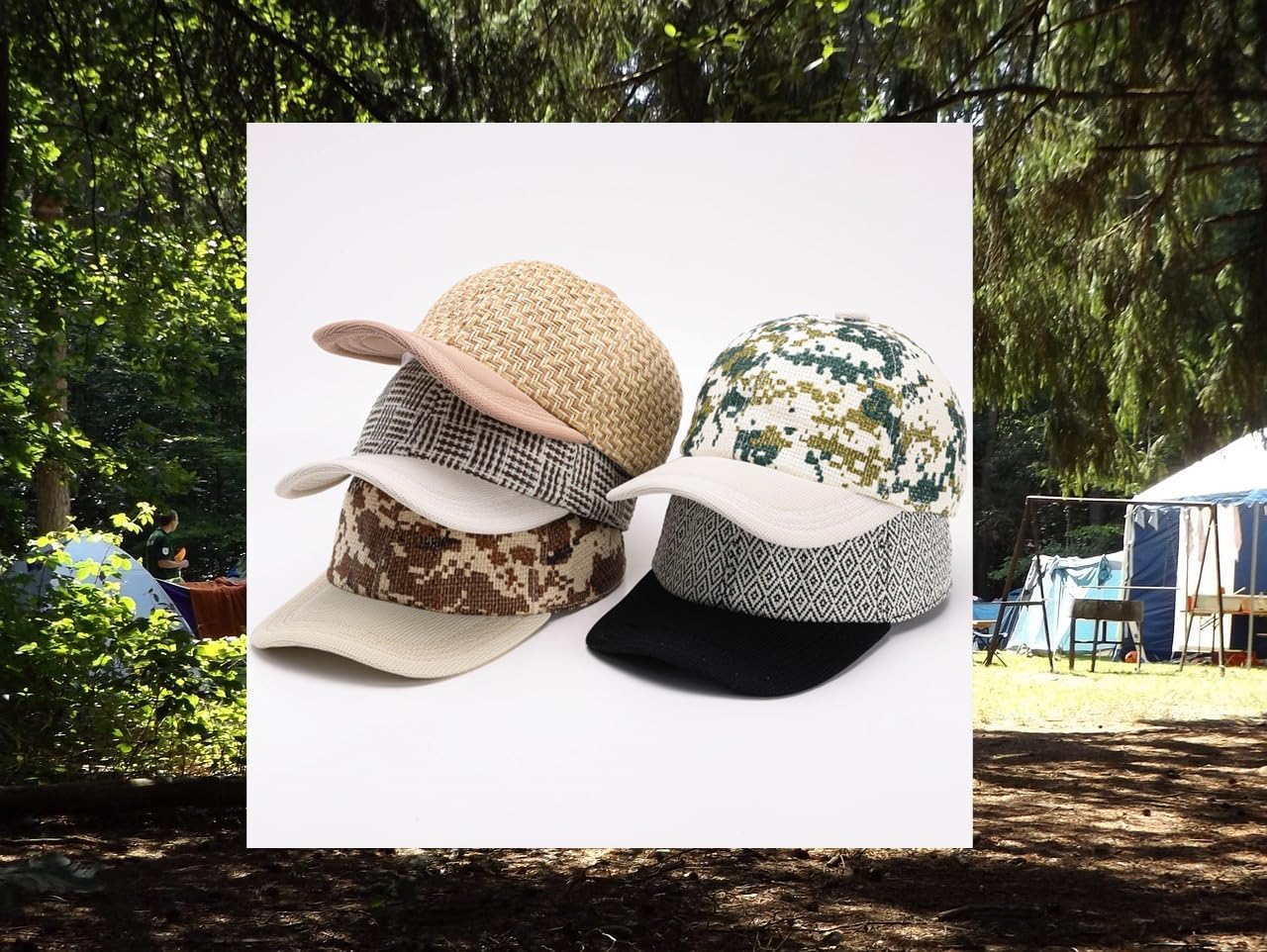 2 Packs Paper Straw Woven Baseball Cap Summer Cool Sun Hats Trucker Caps Paperstraw Cotton Ballcap for Women Men