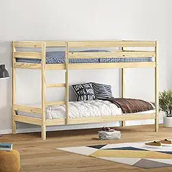 IDIMEX Beliche de Madeira Solteiro com Grande de Proteção Natural Felix