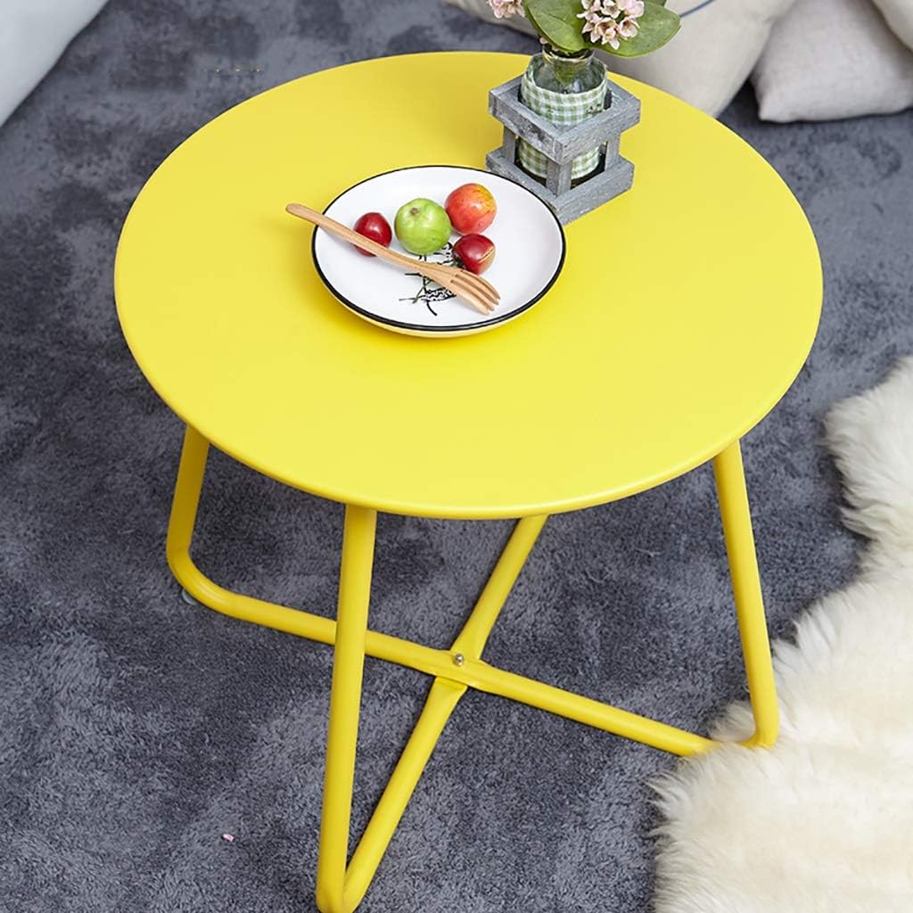 Side Table/End Table,Round Nightstand,Sofa Side Snack Table,Bedside for Living Room Bedroom,45 X 45cm,5 Colour