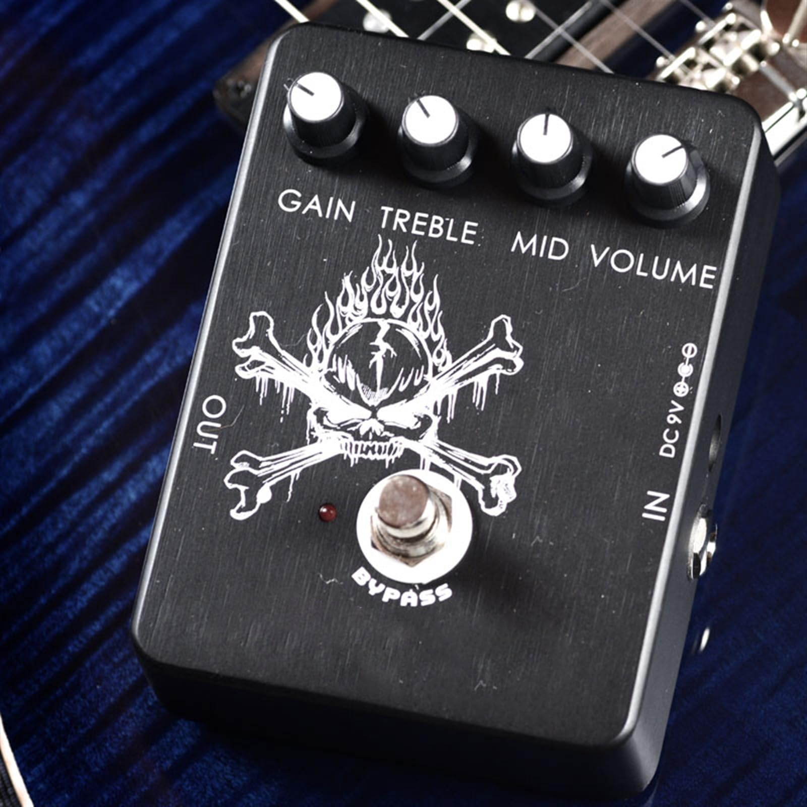 Pedale per Chitarra di modulazione Effetto Pedale di Distorsione Ad Alto Guadagno Effetto Pedale Heavy Metal per Chitarra Elettrica True Bypass