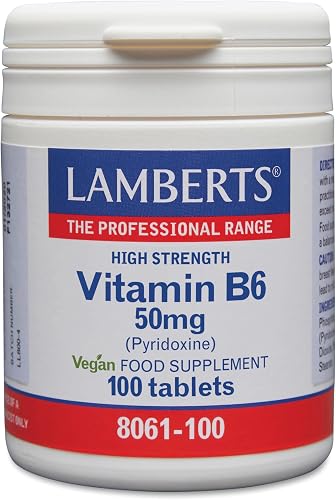 Lamberts Vitamina B6 50mg - 100 Tabletas
