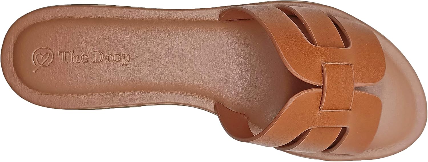 The Drop Women's Monika Flat H-Band Slide Sandal : Clothing, Shoes & Jewelry