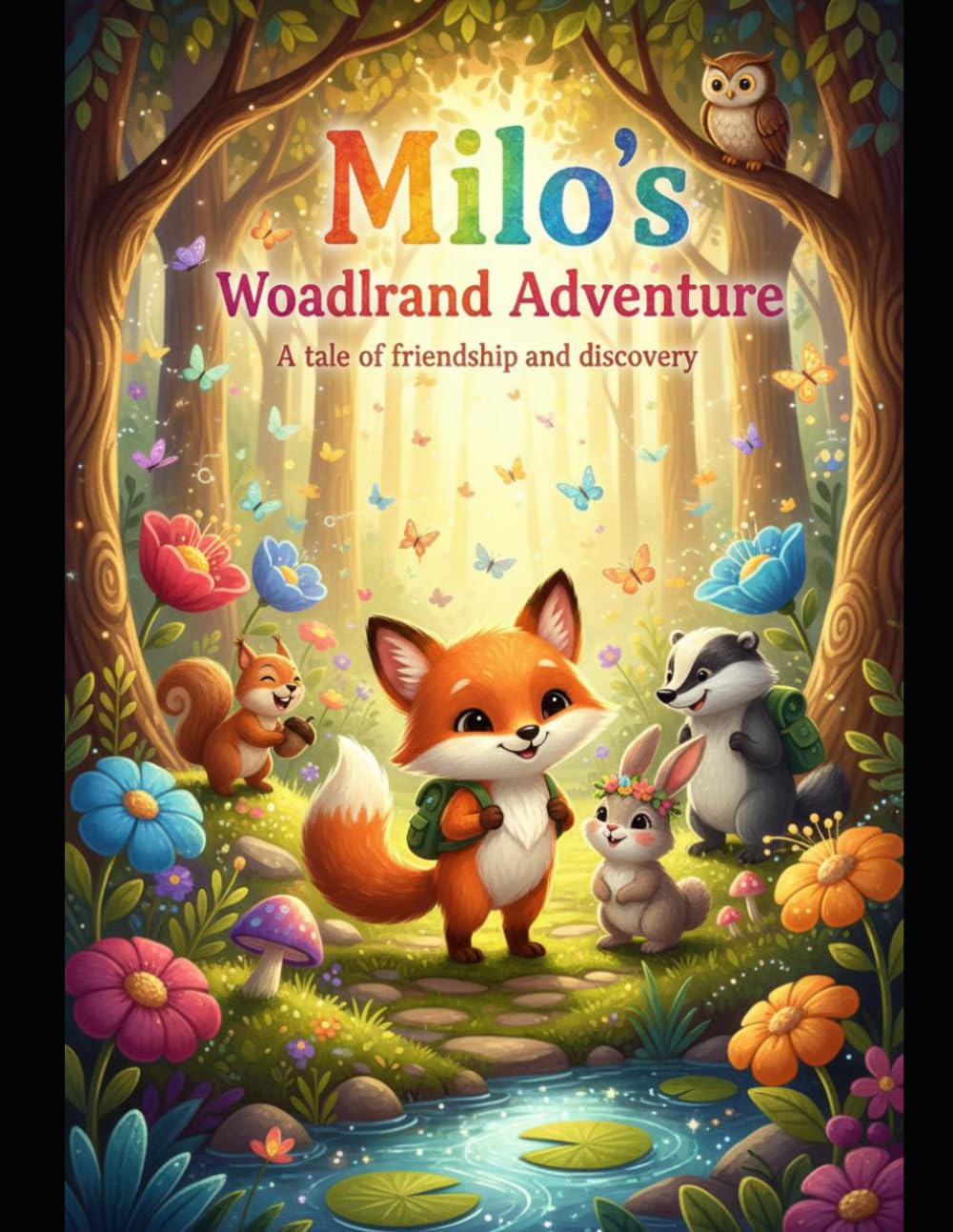 Milo's Woodland Adventure A Story & Coloring Book: Read the story, then color the pictures!