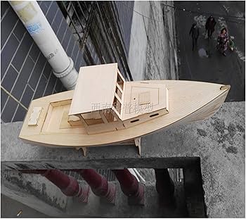 Amazon.co.jp: DIY漁船木製組立船模型キット DIYコレクション : おもちゃ