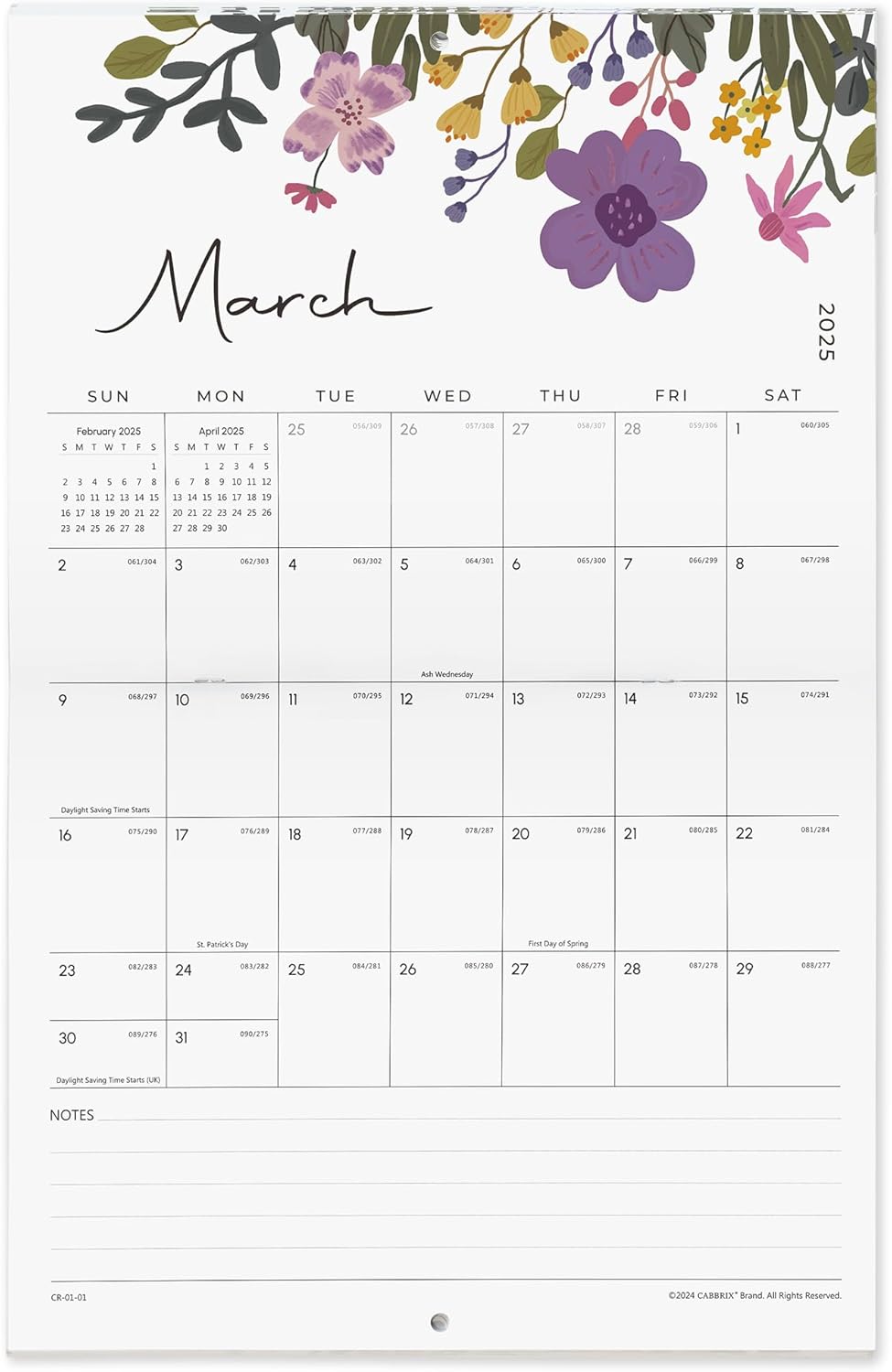 Cabbrix 2025 Wall Calendar, 20252026 Large Wall Calendar from January