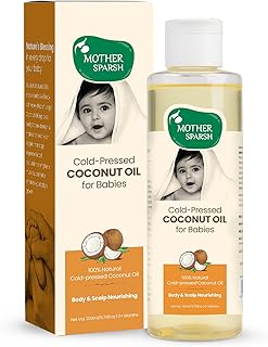 Mother Sparsh Cold Pressed Coconut Oil for Baby Massage