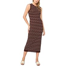 Ted Baker Women's Sophie Sleeveless Scallop Edge Ripple Stitch Midi Dress