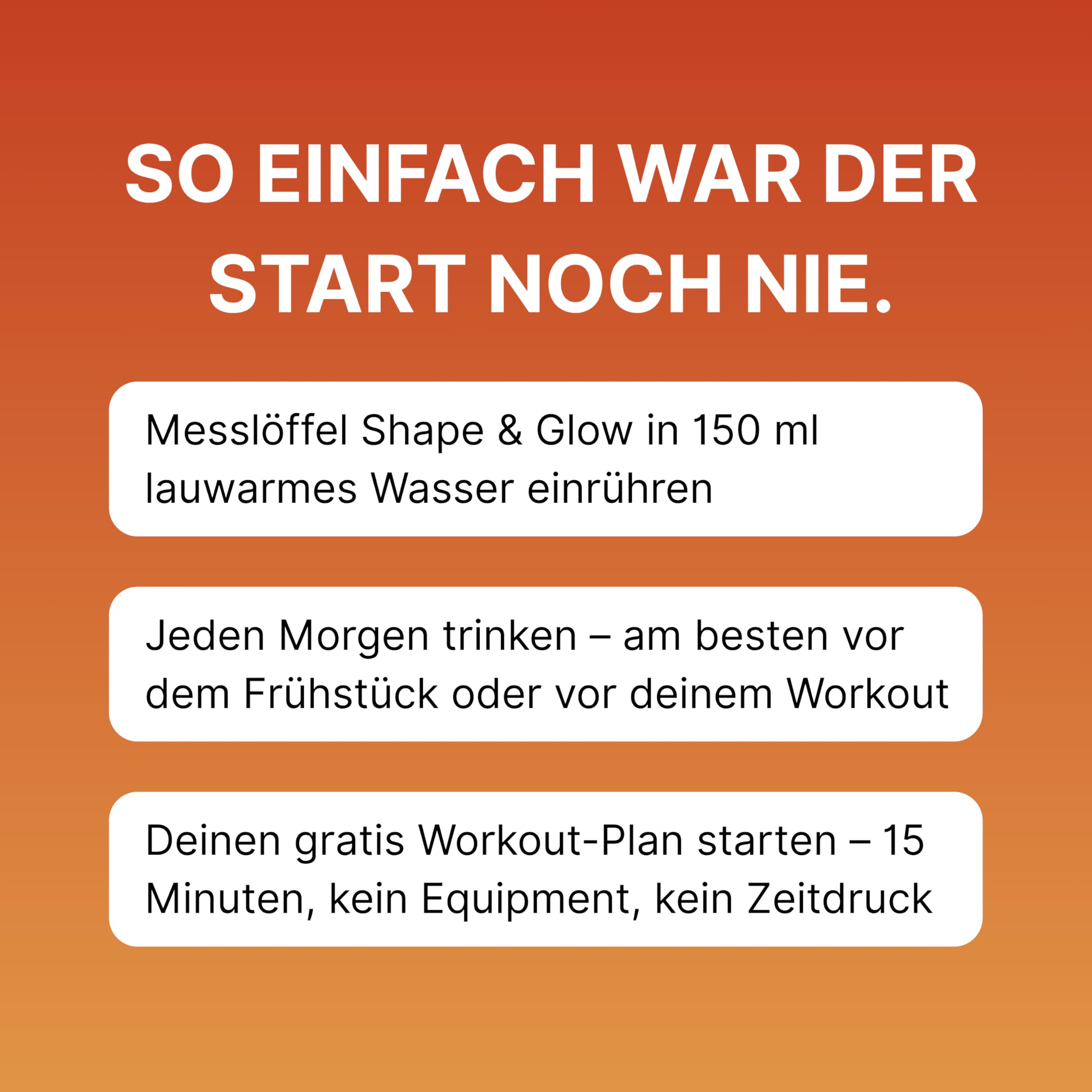 wellbe Shape & Glow™ Drink mit NewCaff™ Slow-Release Koffein, L-Carnitin, Grüntee-Extrakt (EGCG), Chrom, Kollagen, Vitamin B6 & B12 – Orange Citrus – 3er Pack