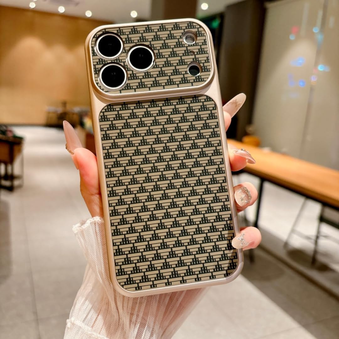 Coque rigide iPhone 15 Pro Max anti-rayures magnétique or - 8