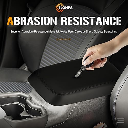 Miniatura 6 de Cubierta negra para tapa de consola central de repuesto para Dodge Charger 2011-2021, Chrysler 300 2015-2021