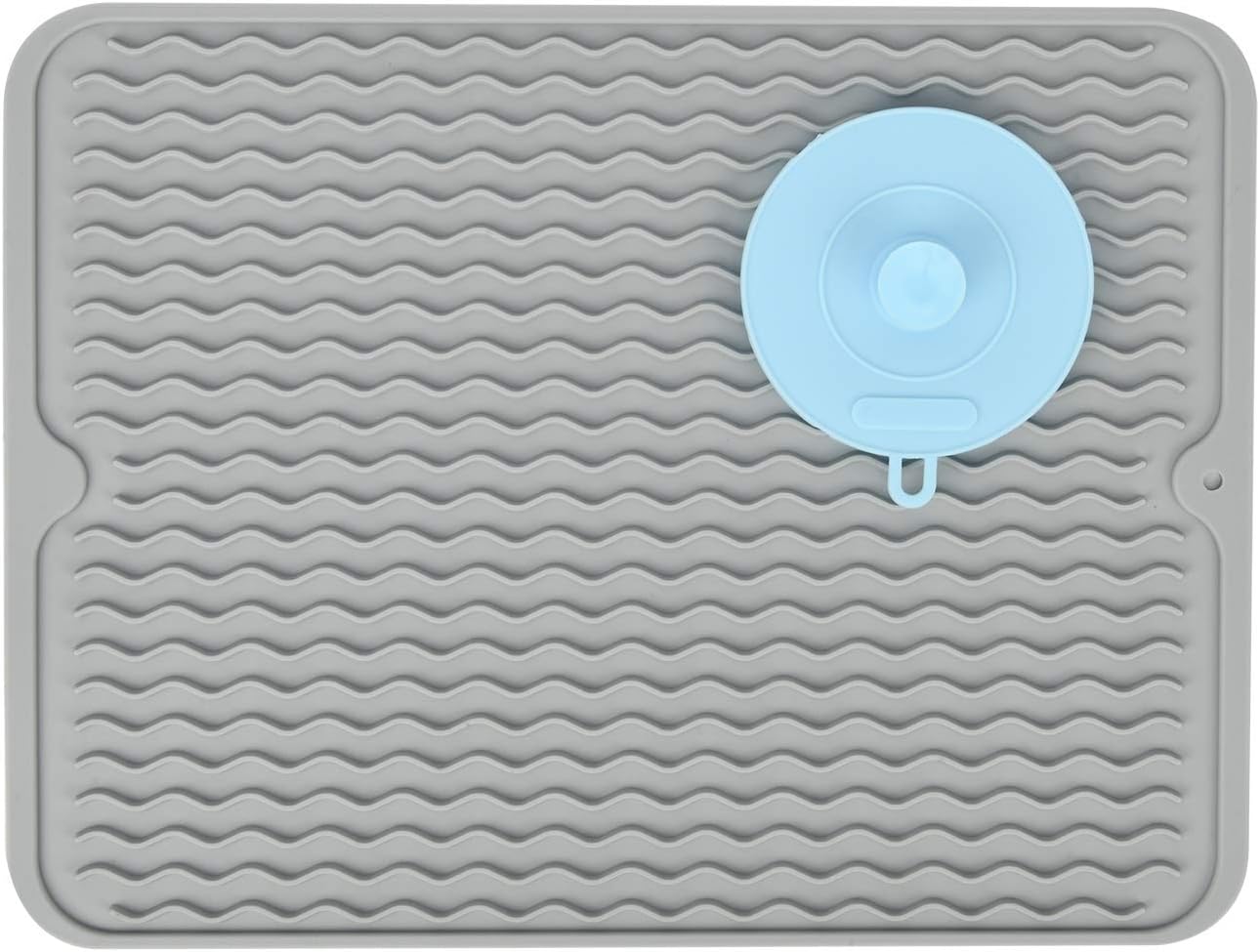 Lakeland Diamond Glass Cup & Plate Drying Mat Dish Drainer Black