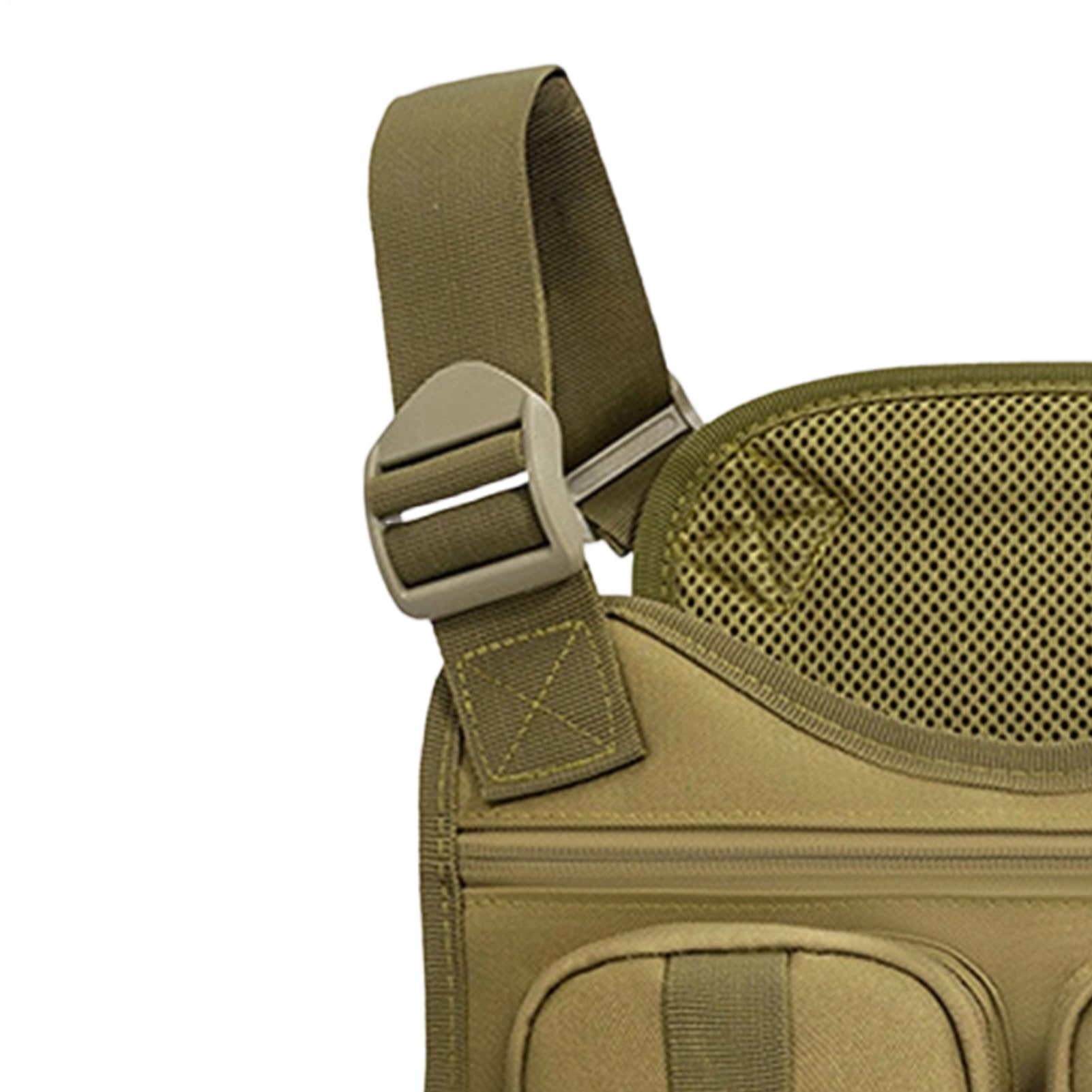 Borsa da petto leggera, custodia ergonomica, confezione da 12x8 pollici con cinghie regolabili, attrezzatura sportiva moderna dal design elegante, porta gilet in nylon, accessorio da esterno per cicli