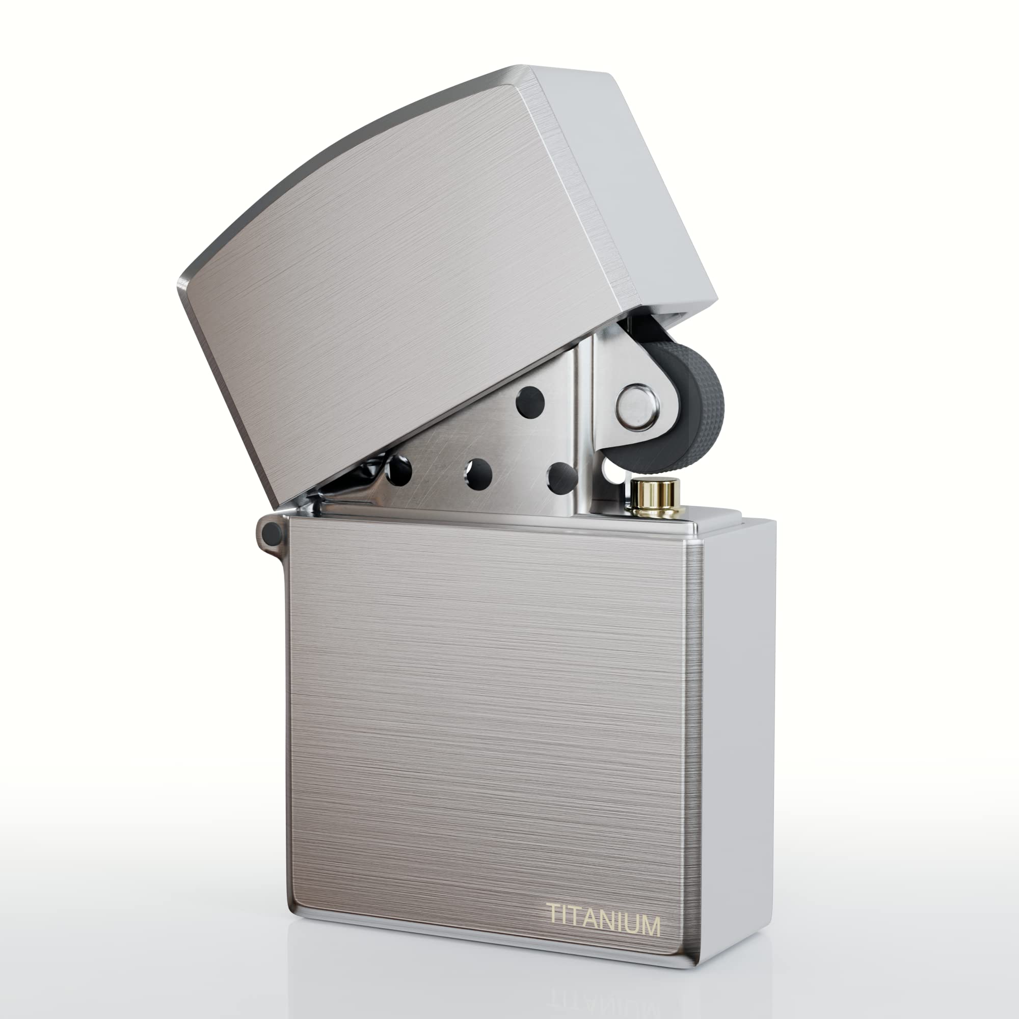 Amazon.co.jp: チタン ライター Titanium オイルライター ZIPPO ジッポ 