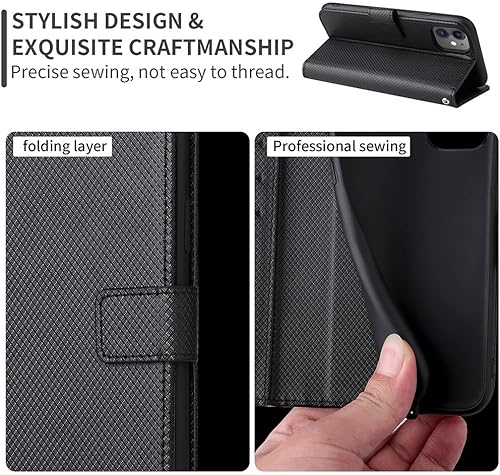 Miniatura 5 de Funda compatible con Xiaomi 12S Ultra 5G, tarjetero de piel sintética, compatible con Xiaomi 12S Ultra 5G Flip Magnético con cierre de protección