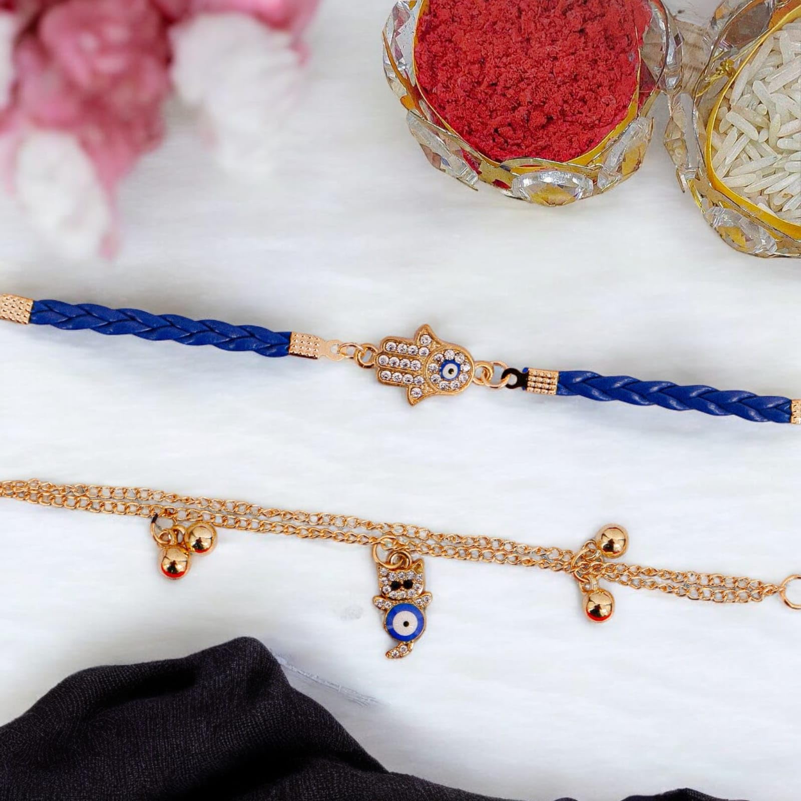 Chocozone Unisex Adult Rakhi for Brother & Bhabhi Rakhi Lumba Set for Bhai Bhabhi Rakhi Gifts for Bhai with Roli Chawal Teeka Combo (B0D9JRH888) Amazon Price History, Amazon Price Tracker