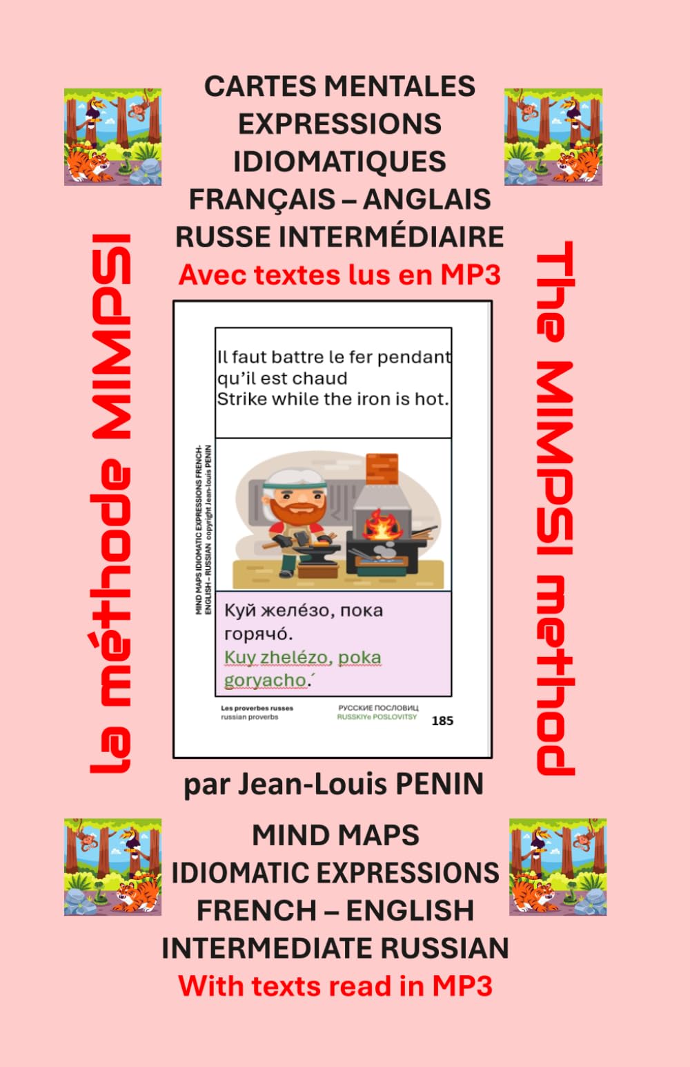 CARTES MENTALES EXPRESSIONS IDIOMATIQUES FRANÇAIS ANGLAIS RUSSE INTERMÉDIAIRE avec MP3: MIND MAPS IDIOMATIC EXPRESSIONS FRENCH ENGLISH INTERMEDIATE RUSSIAN with MP3