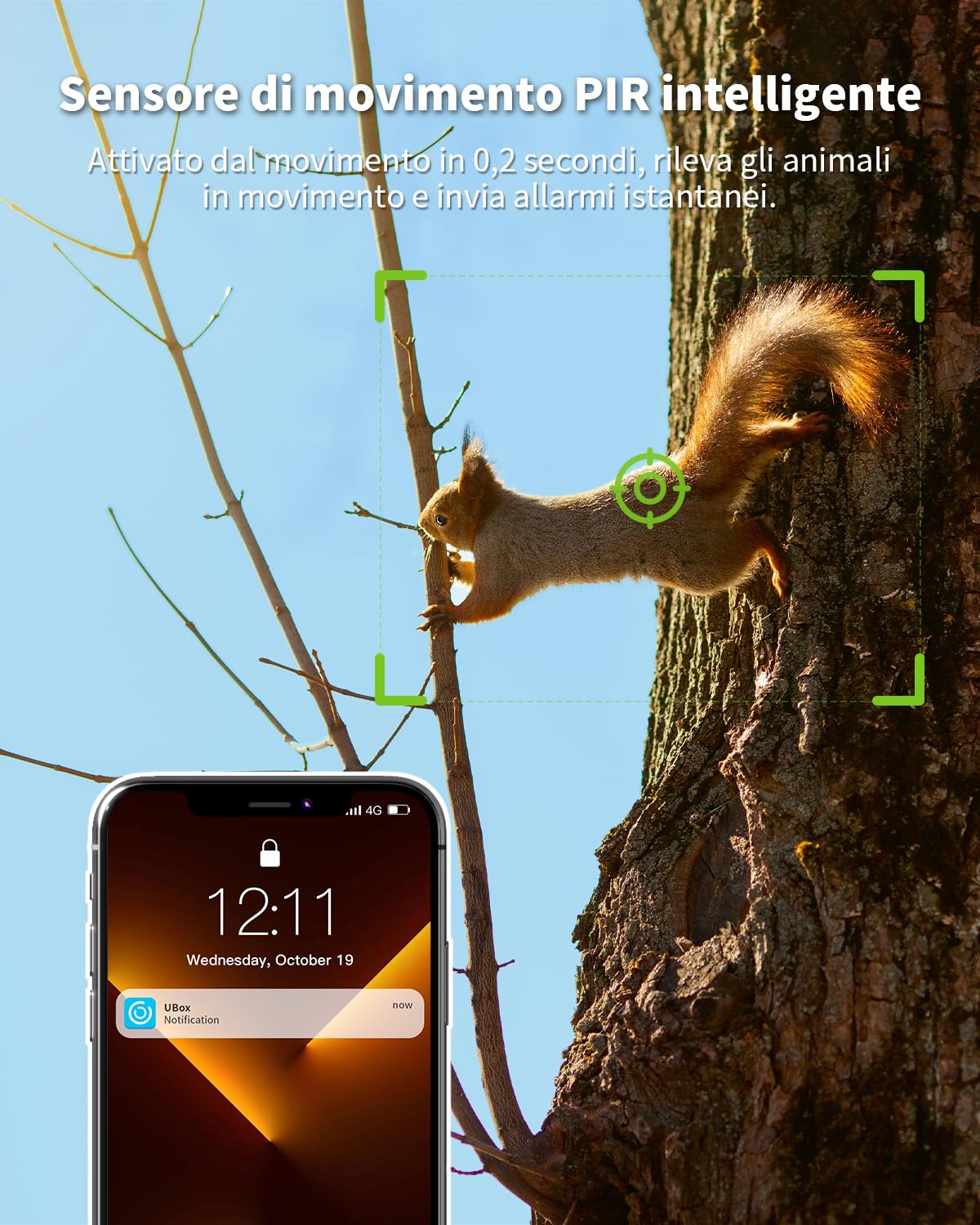 Fototrappola con SIM, 4G LTE Fotocamera da Caccia con Scheda SIM, 2K Video Telecamera Esterna con Pannello Solare, Visione Notturna a Colori, Rilevamento PIR, IP66 (2PCS)