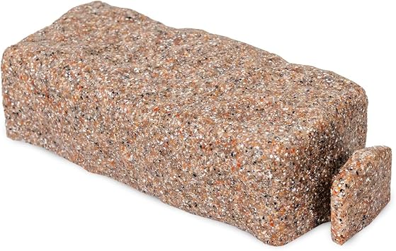 Beuta DIY Dig-Free Faux Stone Landscape Edging Start Brick First Piece to Begin Your Landscaping Edging Project 1 Pc, Cobblestone Connects to Other Beuta Bricks