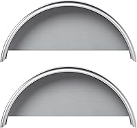 HECASA Heavy-Duty Steel Trailer Fenders with Backs - Fits 14-16" Wheels, 32x9x15" for Utility Cargo Car Hauler Landscape Trailers (2-Pack)