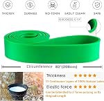 Resistance Bands - Pull Up Bands - Workout Bands for Resistance Training, Men's Heavy Duty Exercise Bands, Stretching Bands for Pull-up Assistance, Long Resistance Band Set with Handles & Door Anchor