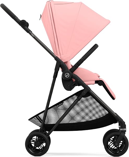 cybex サイベックス MELIO CARBON メリオ カーボン (2022年リニューアルモデル) ハイビスカスレッド ウルトラライトベビーカー 『持って軽い。押して軽い。ずっと軽い。』 1個 (x 1) - 2