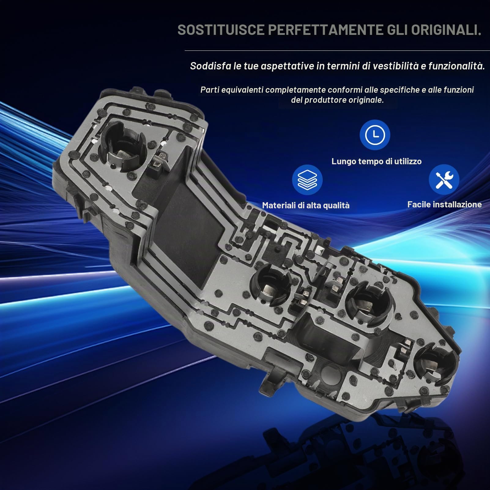 Portalampada per fanale posteriore con spina per Mini F55, F56, F57 Cooper One JCW. Portalampada posteriore sinistra o destra